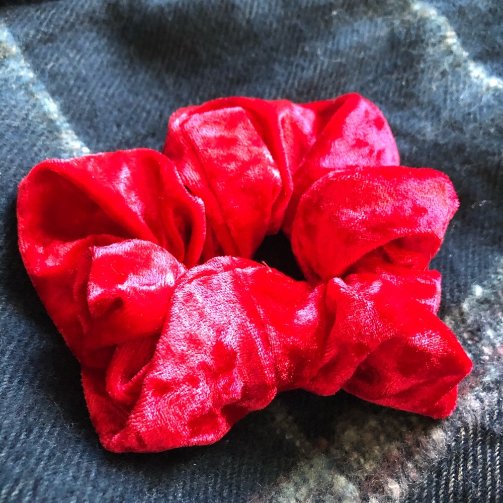 BRAND NEW Red Velvet Scrunchie
